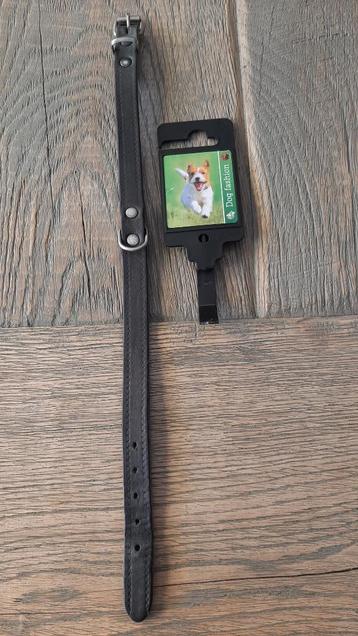 Dog Fashion Leren Honden Halsband - 34cm - Donker Bruin beschikbaar voor biedingen