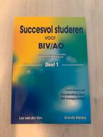 Succesvol studeren BIV/AO Deel 1, Ophalen of Verzenden, Gamma, Zo goed als nieuw, HBO