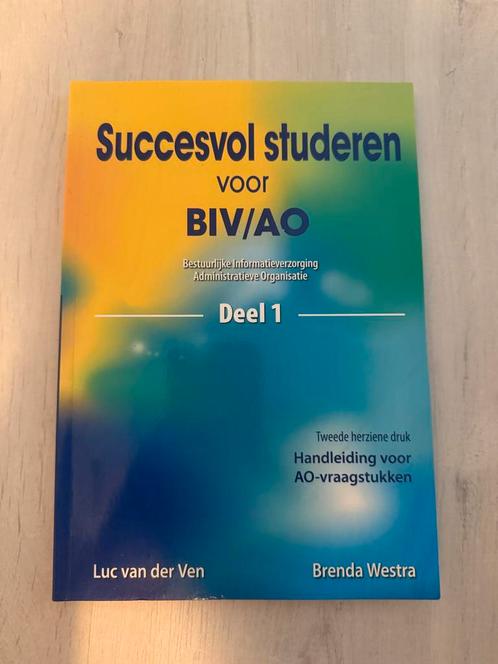 Succesvol studeren BIV/AO Deel 1, Boeken, Studieboeken en Cursussen, Zo goed als nieuw, HBO, Gamma, Ophalen of Verzenden