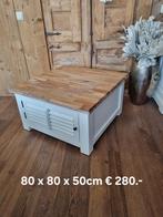 Schadevrij! Landelijke vierkante Salontafel € 280.-, Ophalen of Verzenden
