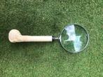 grote loep/ loupe met schedelhandgreep, Antiek en Kunst, Ophalen of Verzenden