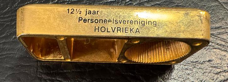 Flesopener brons koper gouden broodje Holvrieka goudstaaf, Verzamelen, Merken en Reclamevoorwerpen, Gebruikt, Gebruiksvoorwerp