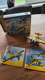 lego creator 6745 vliegtuig/ helikopter 3 in 1, Ophalen of Verzenden, Zo goed als nieuw