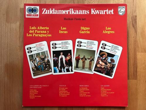 2 LP Zuidamerikaans Kwartet Muzikale Fiesta met ...., Cd's en Dvd's, Vinyl | Overige Vinyl, Gebruikt, 12 inch, Ophalen of Verzenden