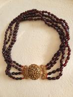 Antiek kralencollier ketting 14 karaat goud, Ophalen of Verzenden, Goud, Ketting