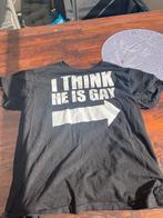 Zwart T-shirt met opdruk - B&C Collection - Maat M, Ophalen of Verzenden, Gedragen, Maat 48/50 (M), Zwart
