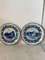 Delfts blauw Zenith Gouda 18,5 cm boerderijen, Ophalen of Verzenden