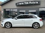 Audi A3 Sportback 35 TFSI 150pk AUT Sport S Line Edition, Auto's, 4 cilinders, 150 pk, Leder en Stof, Wit