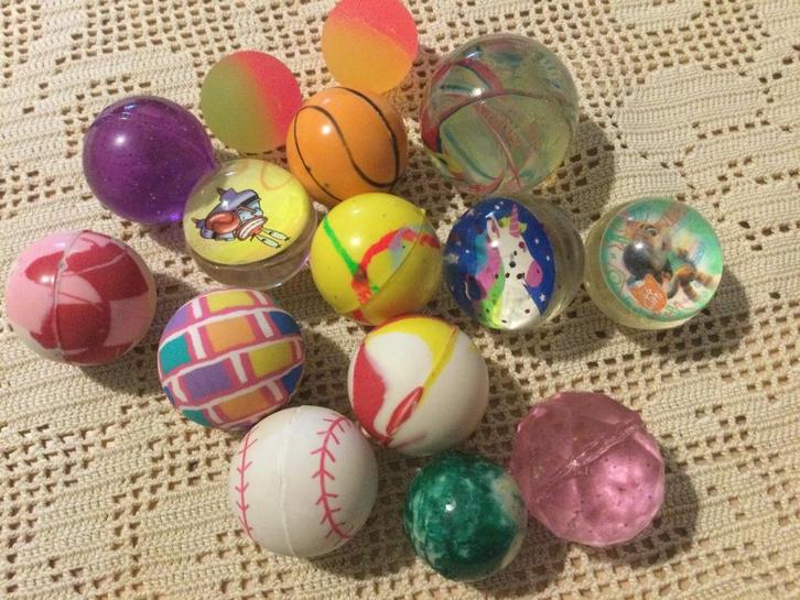 stuiterballen 15 stuk speelgoed, Kinderen en Baby's, Speelgoed | Buiten | Los speelgoed, Zo goed als nieuw, Ophalen of Verzenden