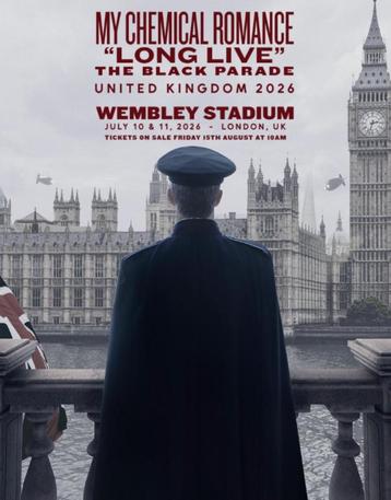 My Chemical Romance Tickets Londen beschikbaar voor biedingen