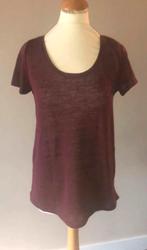 Hema rood t-shirt maat M, Kleding | Dames, Maat 38/40 (M), Ophalen of Verzenden, Zo goed als nieuw, Korte mouw
