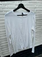 Wit shirt met lange mouwen | Maat XXL / 40, H&M, Wit, Maat 46/48 (XL) of groter, Ophalen of Verzenden