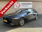 Mazda 3 2.0 e-SkyActiv-X M Hybrid 186 (bj 2021), Stof, Gebruikt, Blauw, Origineel Nederlands