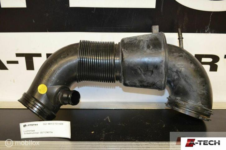 Inlaatbuis czac Audi Q7 4M 4.0 TDI quattro 15-'18 057129615e, Auto-onderdelen, Motor en Toebehoren, Audi, Gebruikt, Ophalen of Verzenden