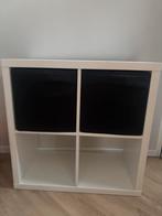 Witte ikea kallax kast 4 vakjes, Huis en Inrichting, Kasten | Wandmeubels, Ophalen, Zo goed als nieuw, 25 tot 50 cm, Minder dan 150 cm