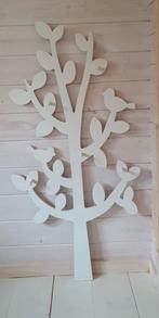 Houten kinderkapstok. Boom met vogels, Ophalen, Zo goed als nieuw