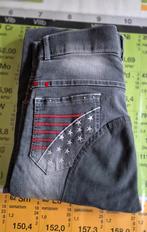 Paardrijbroek rijbroek maat 164 grijs rood, Kinderen, Overige soorten, Zo goed als nieuw, Onderkleding