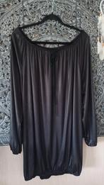 Tuniek Made in Italy - Maat 48/50 - Lederlook, Kleding | Dames, Blouses en Tunieken, Made in Italy, Zwart, Maat 46/48 (XL) of groter