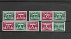 Nederland 1941, NVPH 379a t/m 379d, Ongebruikt., Verzenden, Na 1940, Postfris