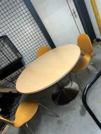 Eettafel + 3 stoelen - Zo goed als nieuw!, Huis en Inrichting, Tafels | Eettafels, 100 tot 150 cm, Ophalen of Verzenden, Zo goed als nieuw