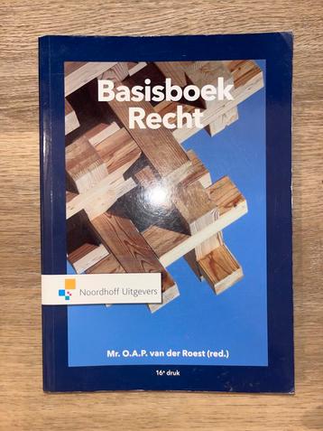 Basisboek Recht - 16e druk beschikbaar voor biedingen