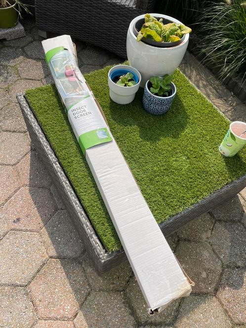Hordeur met gaas nieuw in doos, Doe-het-zelf en Verbouw, Deuren en Horren, Zo goed als nieuw, Hordeur, 200 tot 215 cm, 80 tot 100 cm