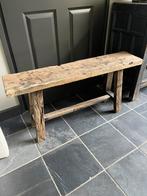 Houten banken van wagonplanken, Ophalen