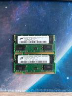 2x 512MB DDR Geheugen, Computers en Software, RAM geheugen, Ophalen of Verzenden, DDR, Laptop, Gebruikt
