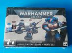 Warhammer 40k Assault Intercessors + Paint Set 1 T, Met verf, Warhammer, Ophalen of Verzenden, Zo goed als nieuw