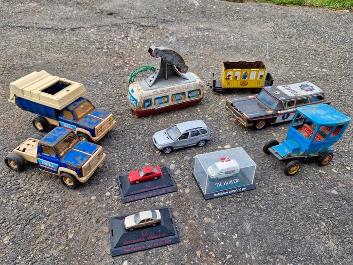 Partij vintage blikken speelgoed., Hobby en Vrije tijd, Modelauto's | Overige schalen, Zo goed als nieuw, Ophalen of Verzenden