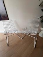 HK Living Wire Stoelen, Ophalen, Twee, Wit, Zo goed als nieuw