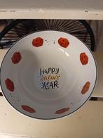 Oliebollen schaal te koop, Porselein of Keramiek, Schaal, Rond, Nieuw