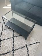 Metal glass coffee table, Huis en Inrichting, Tafels | Salontafels, Ophalen, Rond, 50 tot 100 cm, Zo goed als nieuw
