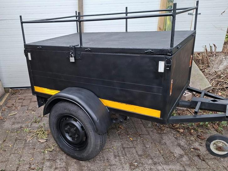 Bagagewagen met bladveren, Auto diversen, Aanhangers en Bagagewagens, Gebruikt, Ophalen
