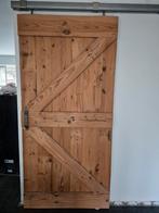 Schuifdeur met rail, Ophalen, Schuifdeur, Binnendeur, 200 tot 215 cm