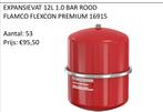 Flamco Expansievat 12 ltr nieuw, Doe-het-zelf en Verbouw, Ophalen, 30 tot 80 cm, Overige typen, Nieuw