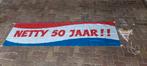 Spandoek: Netty 50 jaar, Ophalen of Verzenden, Zo goed als nieuw