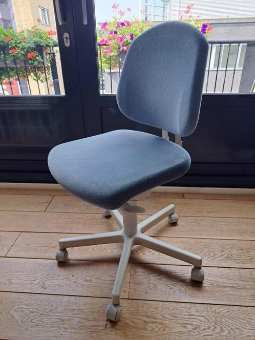 Interstuhl bureaustoel blauw grijs ergonomisch verstelbaar, Huis en Inrichting, Bureaustoelen, Gebruikt, Bureaustoel, Blauw, Ergonomisch