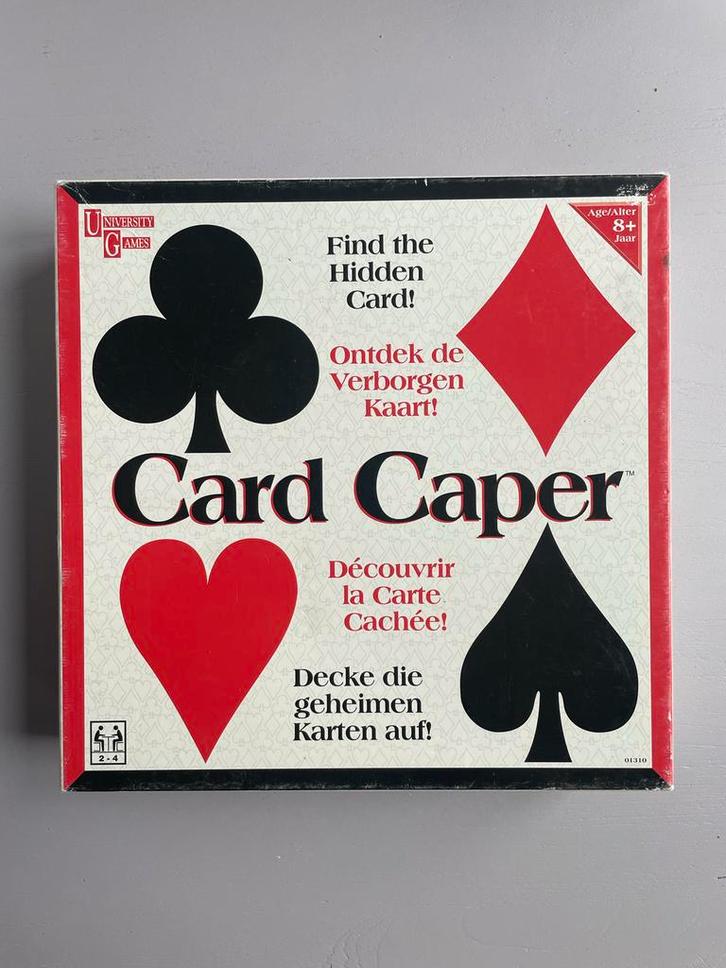 Card Caper, Hobby en Vrije tijd, Gezelschapsspellen | Bordspellen, Zo goed als nieuw, Een of twee spelers, Drie of vier spelers