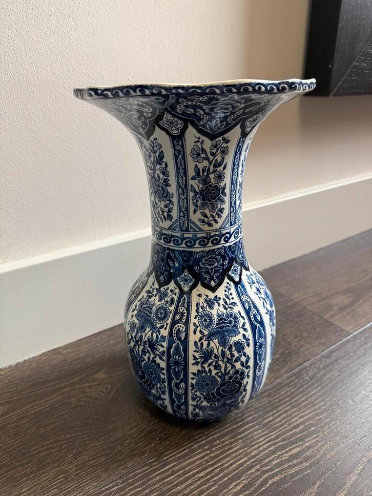 Boch Belgium Delfts Vaas - Nieuwstaat, Antiek en Kunst, Antiek | Keramiek en Aardewerk, Ophalen of Verzenden