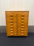 Vintage ladekastje schoolkast retro kast, Huis en Inrichting, Kasten | Ladekasten, Ophalen, Gebruikt, 5 laden of meer, 50 tot 100 cm