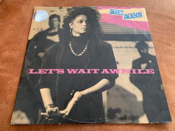 Vinyl LP Janet Jackson - Let’s Wait Awhile 1986 beschikbaar voor biedingen
