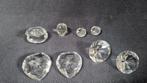 Kristal hart, diamant, oester, uil, appel, Ophalen of Verzenden