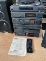 Akai Stereo Set AC-M395 - Vintage!, Ophalen, Gebruikt, Cassettedeck, Losse componenten