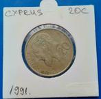 Cyprus 20 cents - 1991, Postzegels en Munten, Munten | Europa | Niet-Euromunten, Losse munt, Overige landen, Verzenden