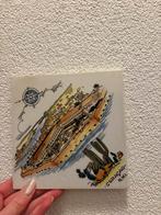 Vintage Tegel Curaçao N.W.I., Antiek en Kunst, Antiek | Wandborden en Tegels, Ophalen of Verzenden