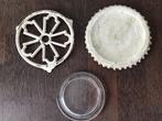 3 Onderzetters, gietijzer - glas - beton, Ophalen of Verzenden, Zo goed als nieuw, Glas of Kopje