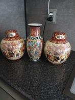 Japanse gemberpotten met vaas, Antiek en Kunst, Ophalen