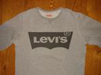 Grijze Levi's sweater met donker grijze opdruk 164, Trui of Vest, Ophalen of Verzenden, Zo goed als nieuw, Levi's