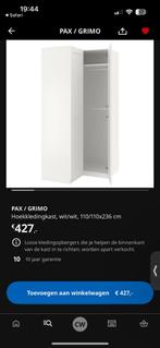 Zo Goed Als Nieuwe Ikea Pax Hoekkast (236cm hoog), Huis en Inrichting, Ophalen, Overige materialen, 100 tot 150 cm, 200 cm of meer